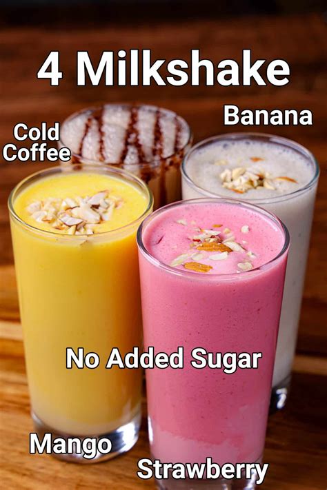 Milkshake Recipes 4 Perfect Homemade Milkshakes Thick Milkshake