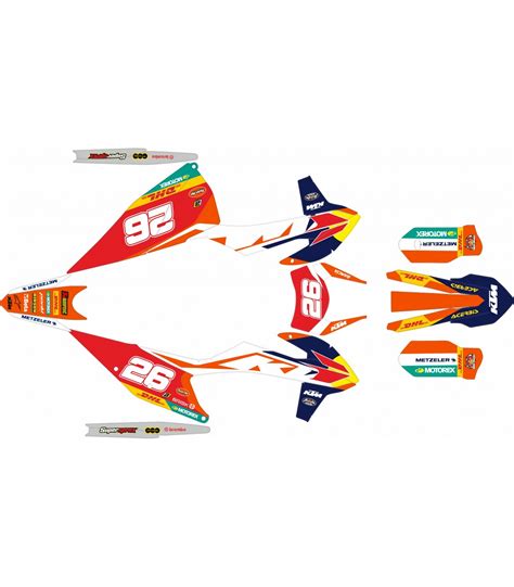 KIT ADHESIVOS KTM EXC 20 23 REPLICA FARIOLI