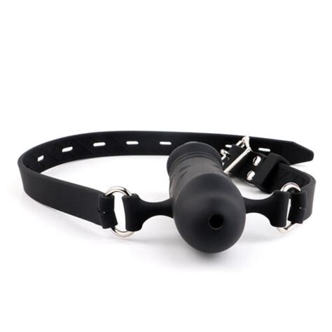 Silicone Double Ended Plug Open Mouth Plug Gag Oral Slave Harness Bondage Bdsm Ebay