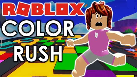 ROBLOX COLOR RUSH NÃO PISE NA COR ERRADA YouTube