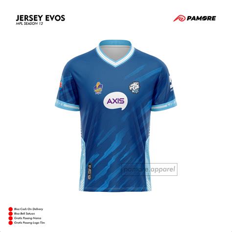 Jual Jersey EVOS Terbaru 2023 MPL Season Free Nickname Shopee Indonesia