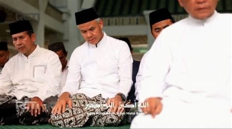 Ganjar Pranowo Muncul Di Tayangan Azan Dituding Lakukan Politik Identitas