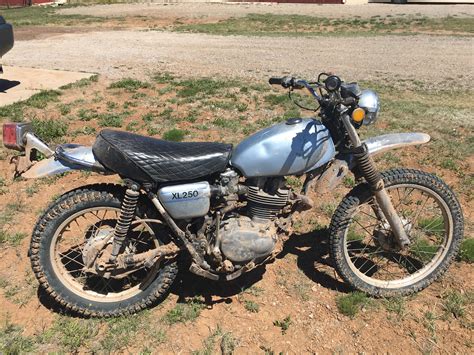 Grandpa Gave Me His Old 72 Honda Xl250 So Hyped Rmotorcycles