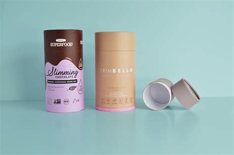 Custom Printed Cylinder Boxes Cardboard Tubes Comet Packaging