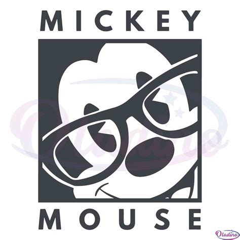 Mickey With Glasses Svg Ubicaciondepersonascdmxgobmx