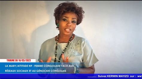 Tribune du 16 03 23 ATTITUDE N9 FEMME CONGOLAISE FACE AUX RÉSEAUX