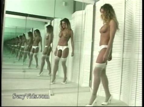 Sexy Blonde Poses Nude With The Mirrors From Girl Watcher S Paradise Volume A By G