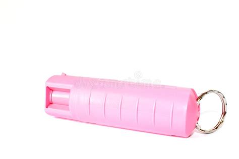 Pink Pepper Spray Stock Photo Image Of Pepper Defend 25584250