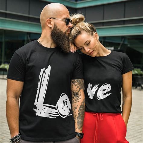 Love Couple Shirts Matching Couple Shirts Pärchen Shirts Cute Couple Shirts His And Hers T