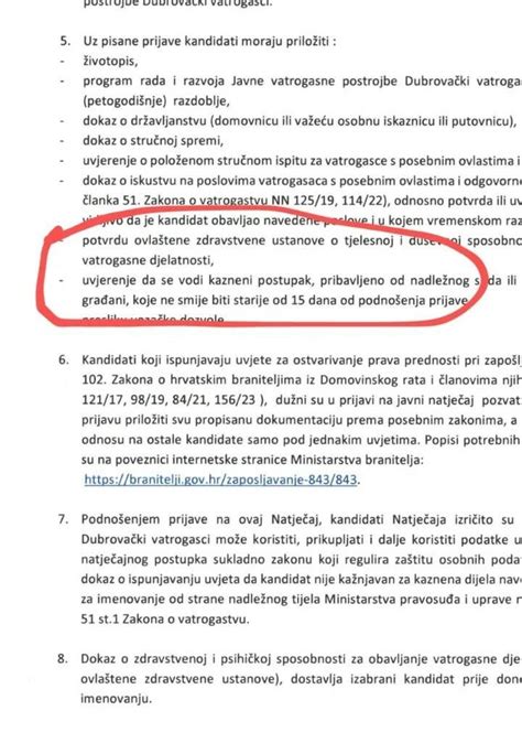 Dubrova Ki Gre Ka U Natje Aju Za Vatrogasnog Zapovjednika Ako Je Ne