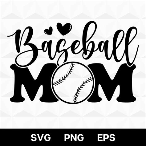 Baseball Mom Svg Baseball Svg Baseball Mom Shirt Svg Mom Svg Baseball Mom Baseball Clipart