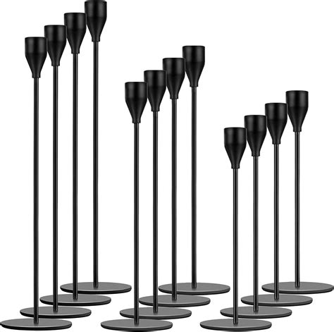 black candle sticks (set of 3) - Eventlyst