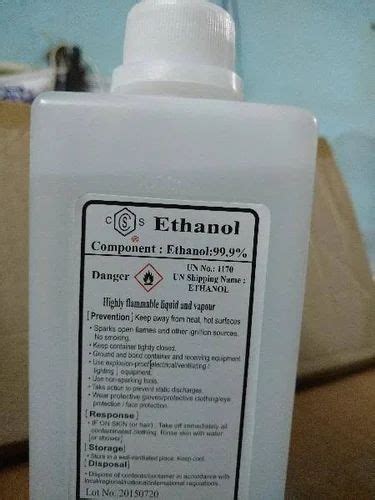 Imported Ethanol Lab Grade Ml At Rs Bottle Ethanol In Meerut