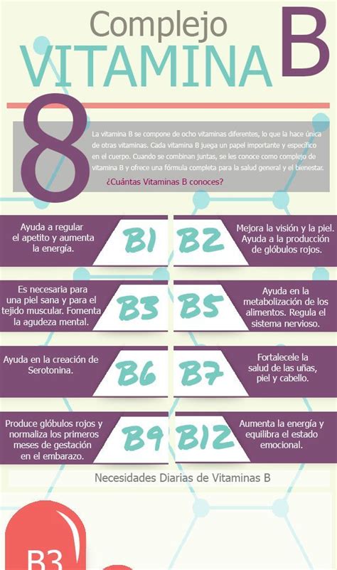 Tipos De Vitamina B Y Síntomas De Su Deficiencia Infografías Y Remedios