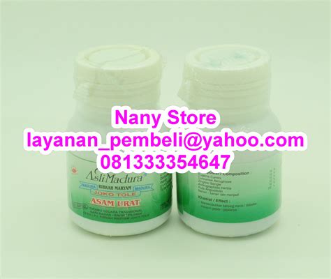 Nany Store Jamu Asam Urat Obat Asam Urat Herbal