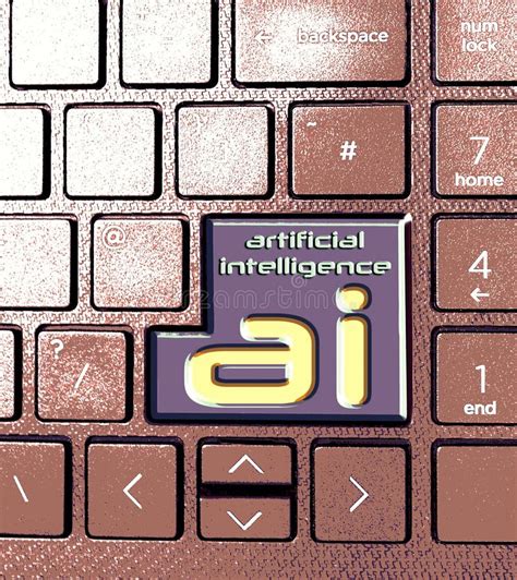 Ai Artificial Intelligence Icon Computer Communications Typing Keyboard