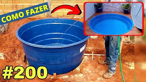 200 Como fazer PISCINA DE CAIXA D ÁGUA YouTube