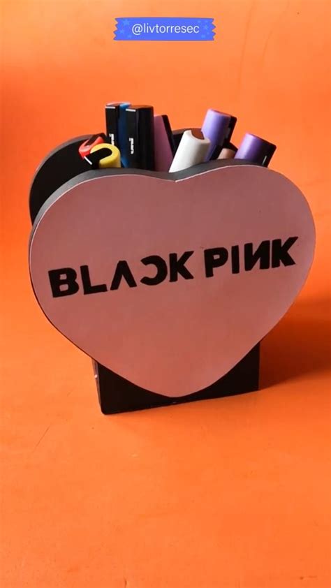 Diy Blackpink Heart [video] Manualidades Kpop Manualidades