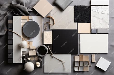 Premium Ai Image Captivating Monochrome Moodboard Sophisticated