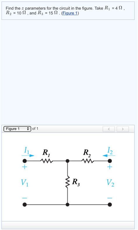 Solved Find The Z Parameters For The Circuit In The Figure Chegg