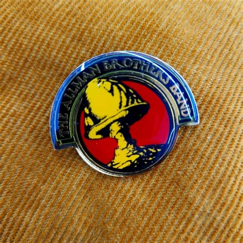 Accessories Vintage Allman Brothers Band Mushroom Pin Poshmark