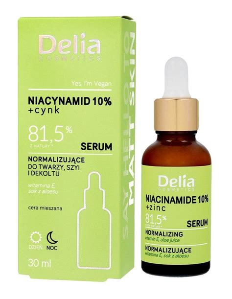 Delia Cosmetics Serum Do Twarzy Szyi I Dekoltu NIACYNAMID 10 CYNK 81