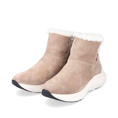 Rieker Damen Kurzstiefel Sand Beige