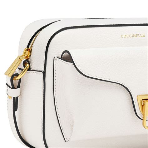 COCCINELLE BEAT SOFT SMALL BAG Woman Coconut Milk Mascheroni Store