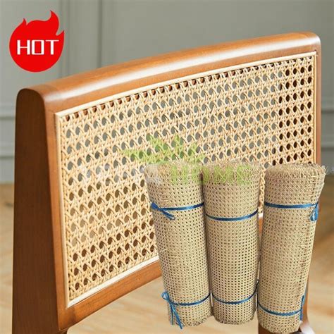 Customized 40 120cm Cannage Octagonal Rattan Roll Cane Webbing Roll