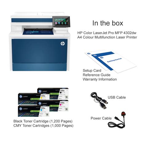 Hp Color Laserjet Pro Mfp Dw A Colour Multifunction Laser Printer