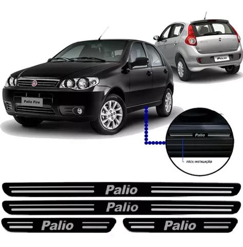 Jogo Soleira Resinada Fiat Palio Portas Parcelamento Sem Juros