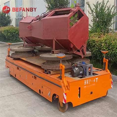 China Ton Intelligent Heavy Load Agv Transfer Cart Manufacturer And