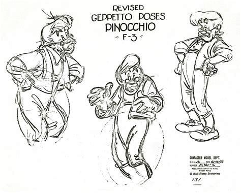 Living Lines Library Pinocchio 1940 Model Sheets And Production