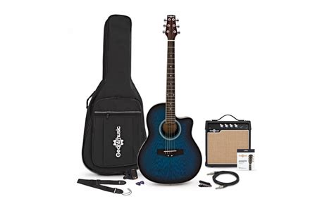 Gear Music Guitarra Electroac Stica Kit Con Amplificador Roundback