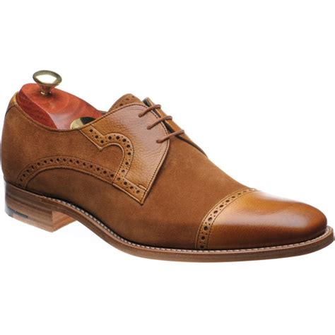 Barker Shoes Barker Seconds Ashton Two Tone Derby Shoes In Cedar