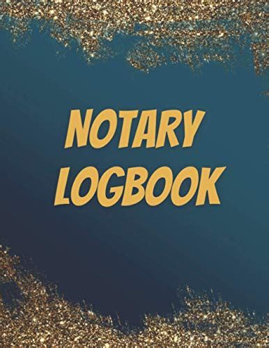 Notary Logbook Notary Record Keeping Journal Notary Register Book