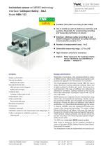 Inclinometro Xyz Nbn S Sil Twk Elektronik Gmbh Canopen Mems