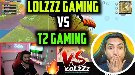 T2 Killed Lolzzz Gaming 😱 Lolzzzz Gaming Vs T2 Gaming Youtube