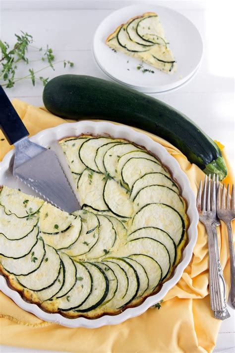 Crustless Zucchini Pie - Gather for Bread