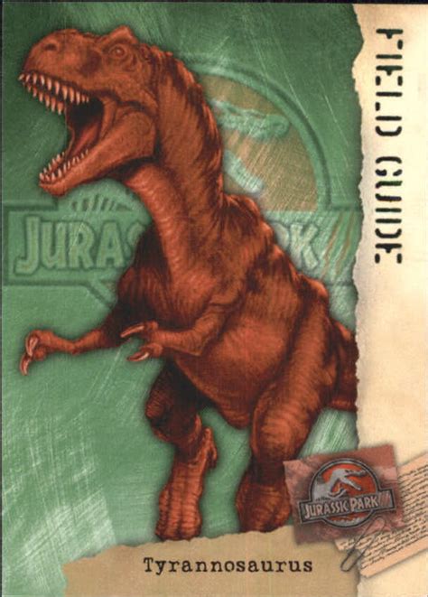 Jurassic Park Iii Field Guide Tyrannosaurus Rex Jurassic Park Photo 43509513 Fanpop