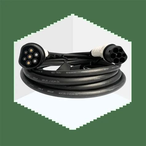 Type 2 To Type 2 32a Single Phase Ev Charging Cable 10 Metre