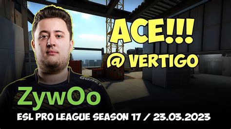 Vitality ZywOo AWESOME ACE Vs ENCE VERTIGO ESL Pro League Season