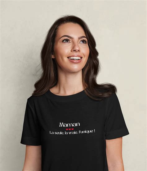 T Shirt Maman La Seule La Vraie Lunique Cadeaux Maman