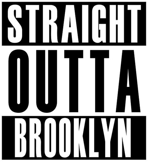 Straight Outta Brooklyn Posters By Thehiphopshop Redbubble