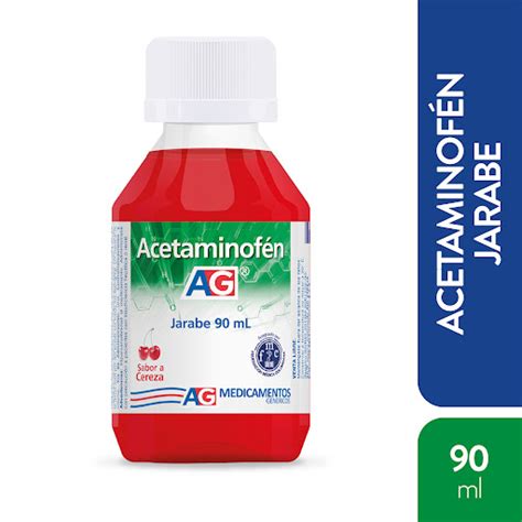 Acetaminof N Ag Jarabe Sabor A Cereza Frasco X Ml