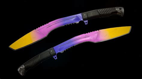 Collection Knives Kukri Models Vr Ar Low Poly Cgtrader