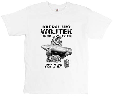 koszulka patriotyczna kapral miś wojtek WZORYinne 12316960519 Sklepy