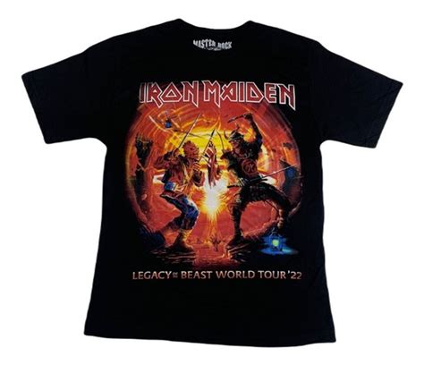 Camiseta Iron Maiden Tour 2022 MercadoLivre