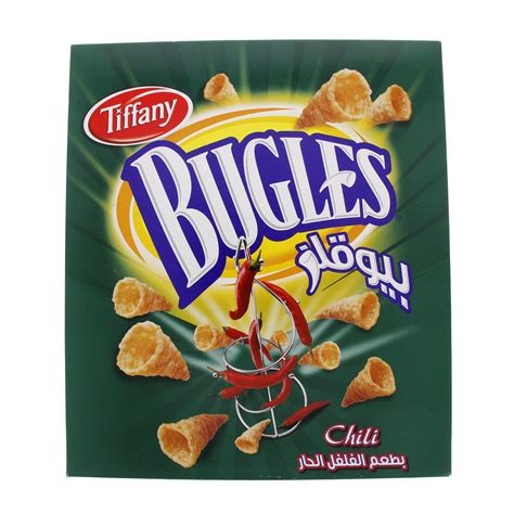 Tiffany Bugles Chili 25g X 12 Pieces Online At Best Price Corn Based Bags Lulu Uae Price In