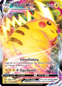 Pikachu VMAX SWSH286 Wert Bild Künstler Seltenheit Pokemonkarte de